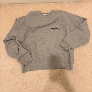 Essentials Heather Gray Crewneck